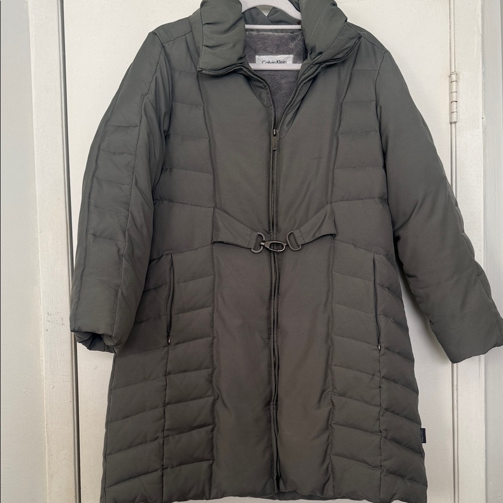 Calvin Klein Women's Grey Puffer Coat